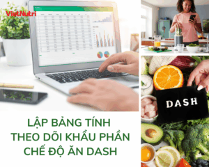 CÁCH LẬP BẢNG TÍNH THEO DÕI KHẨU PHẦN ĂN THEO CHẾ ĐỘ ĂN DASH