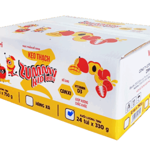 Thùng 24 túi 11 thanh Kẹo thạch Zummy Kid Jelly